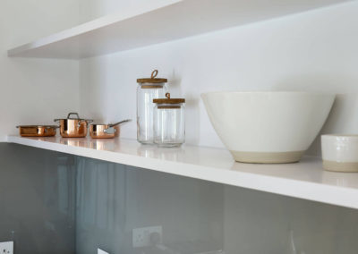 Penman Interiors Chelsea Kitchens Open Shelving Styling
