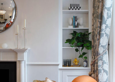 Penman Interiors Chelsea London Living Room Alcove Dressing