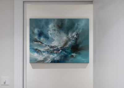 Penman Interiors Esher Show Home New Build Hallway Artwork