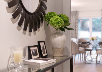 Penman Interiors Esher Show Home New Build Hallway Console Table